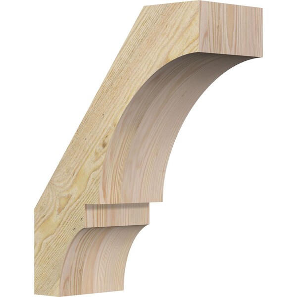 Ekena Millwork 6"W x 14"D x 18"H Balboa Rough Sawn Knee Brace, Douglas Fir BRC06X14X18BOA00RDF - main